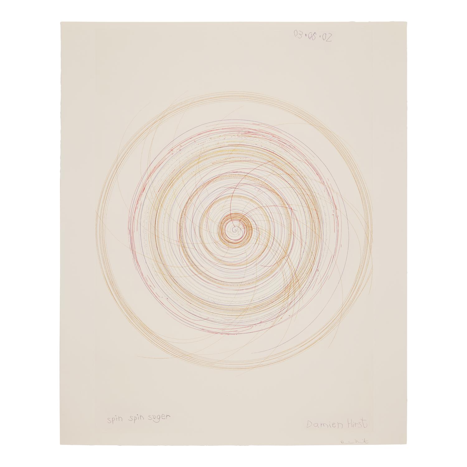 Damien Hirst (British, b. 1965) — Spin Spin Sugar (from In a Spin, the Action of the World on Things, Vol. II ) , 2002