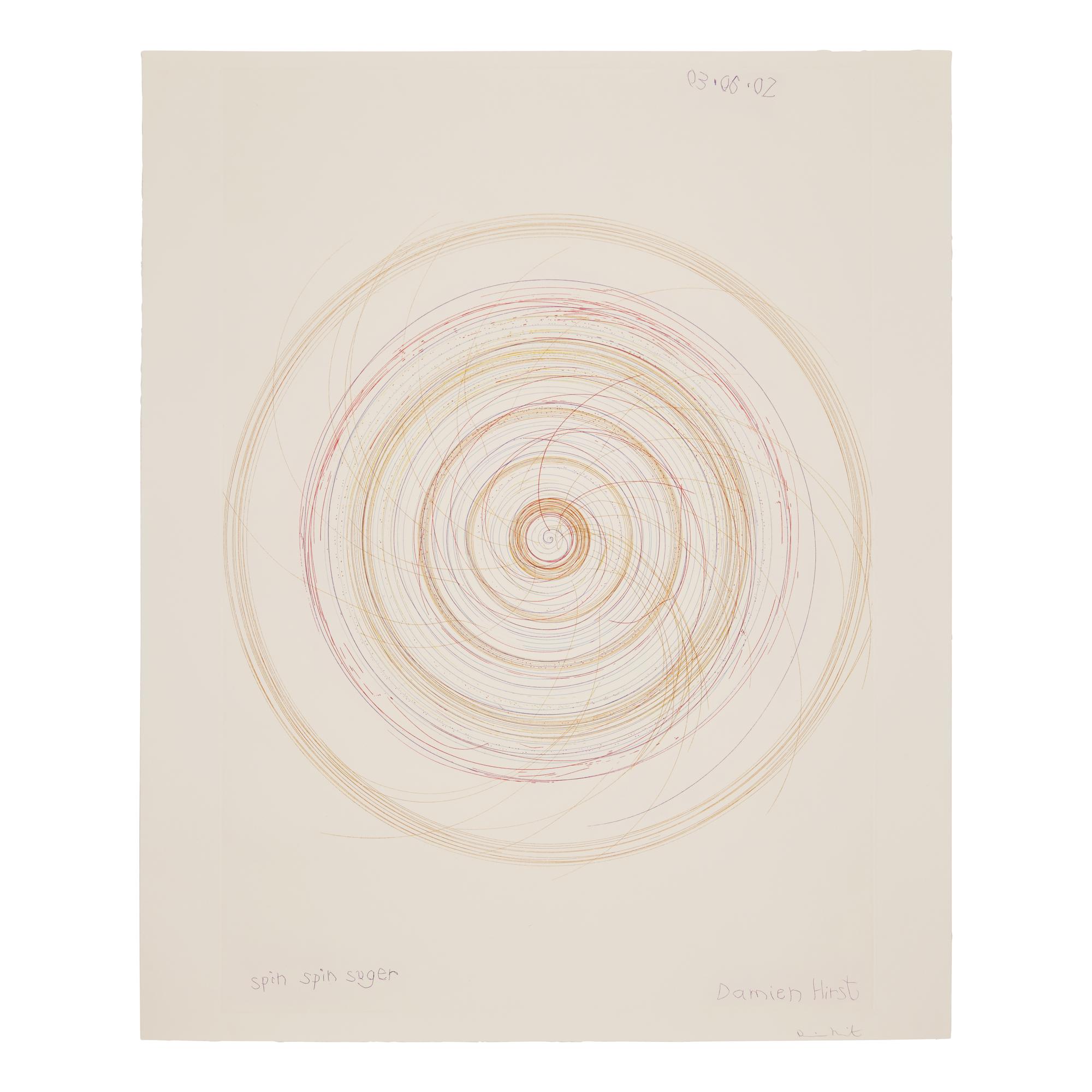 Damien Hirst (British, b. 1965) — Spin Spin Sugar (from In a Spin, the Action of the World on Things, Vol. II ) , 2002