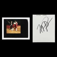 A Michael Jordan Signed Autograph Original Jean Moss Polaroid Proof for McDonalds Acclaimed 1987 Muscular Dystrophy Advertisement (Beckett Authentication Services, Moss Family Letter)