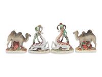 A Group of Four Staffordshire Figures