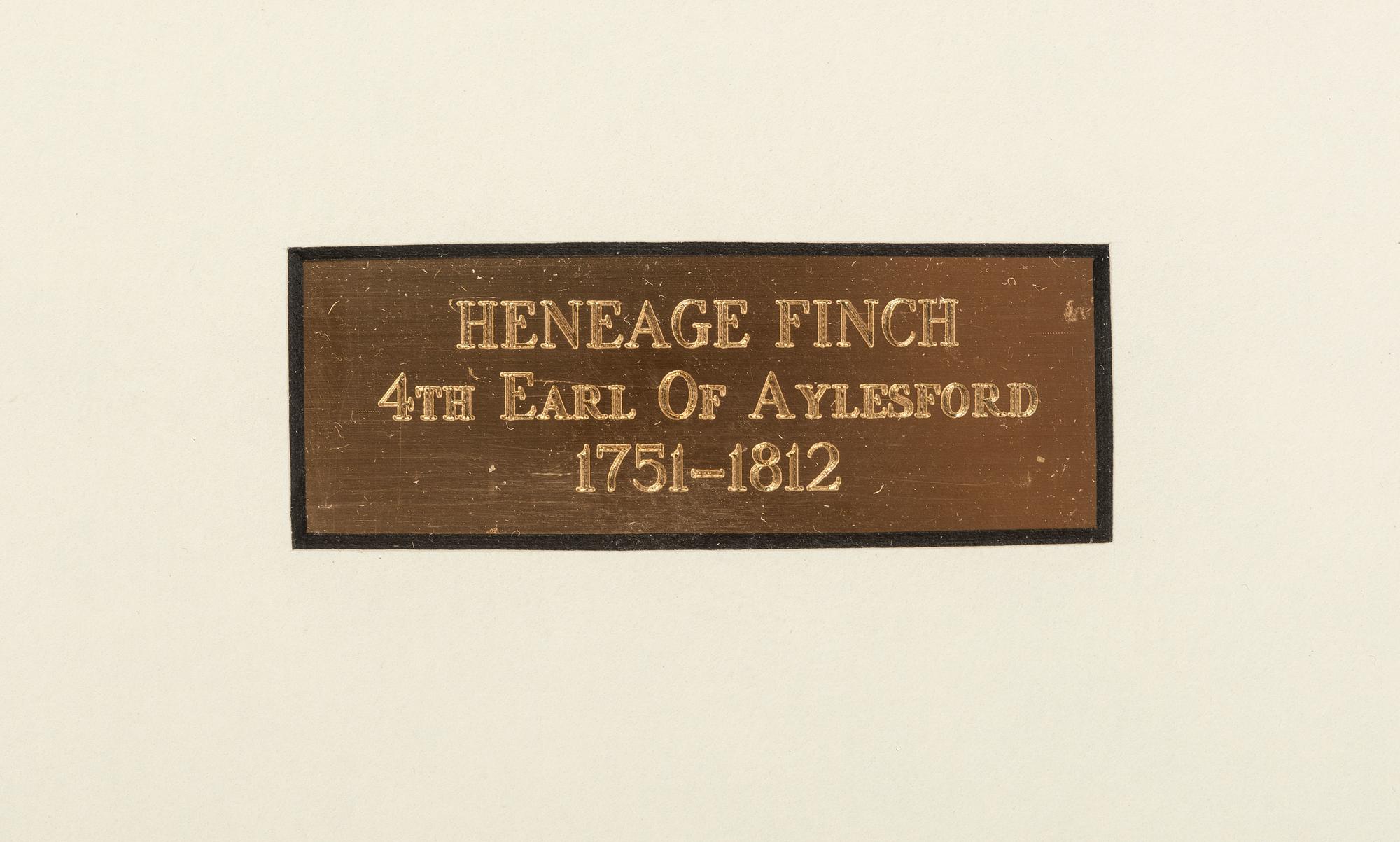 Heneage Finch, 4th Earl of Aylesboro (British, 1751-1812)