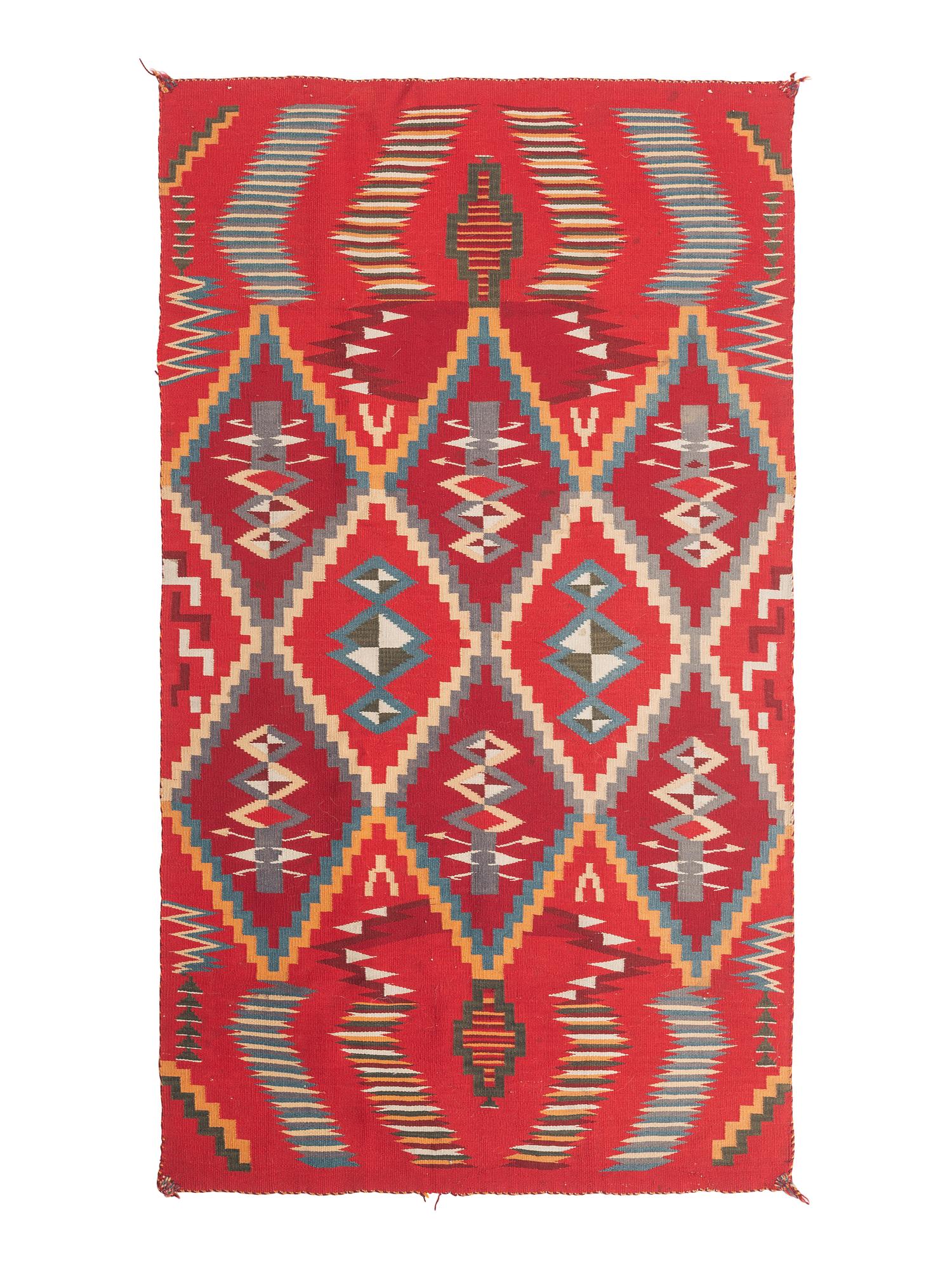 Navajo Germantown Serape-style Weaving / Rug