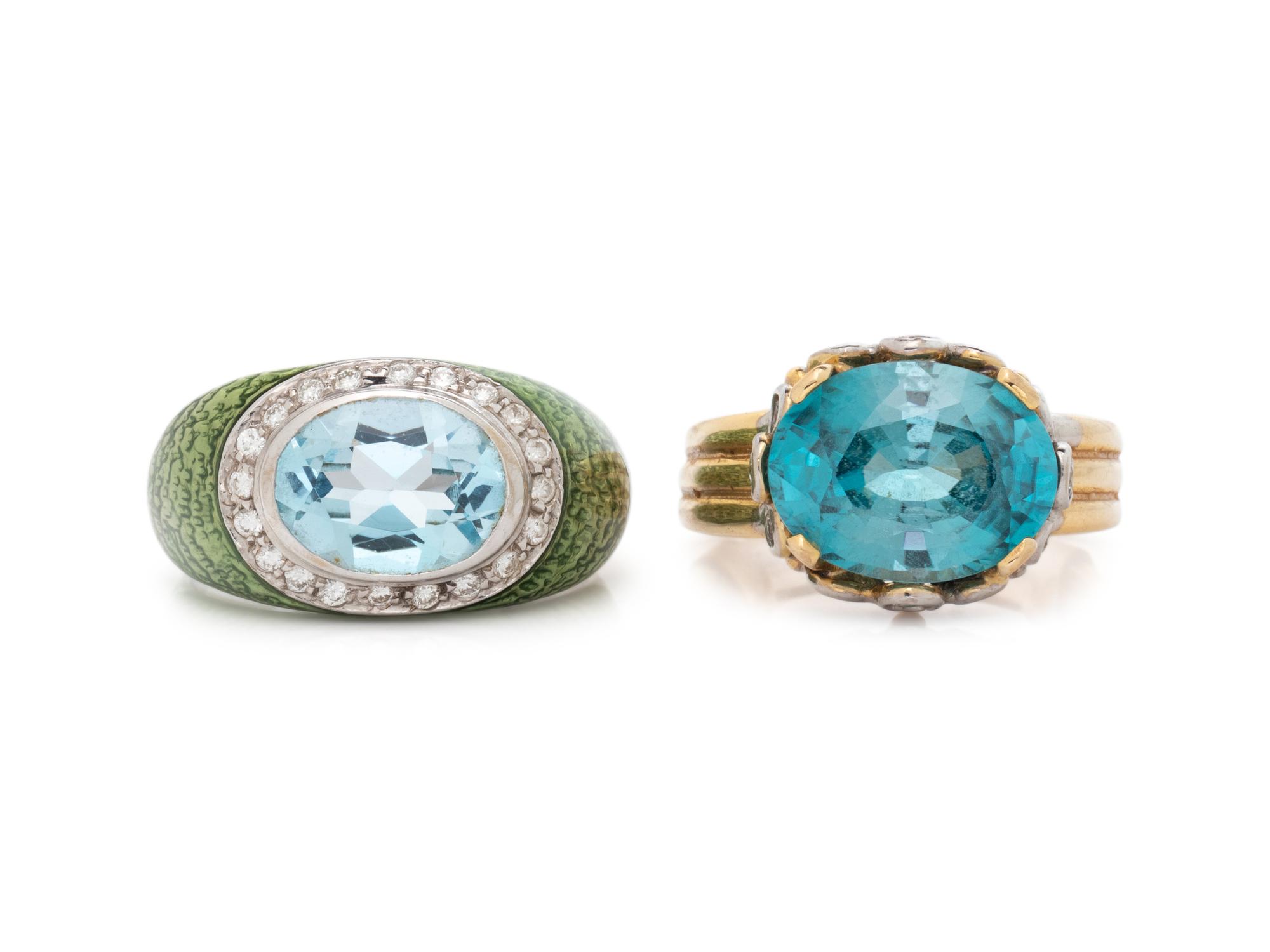 COLLECTION OF MULTIGEM RINGS