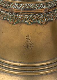 An Eagle-Form Inkwell and an English Bell Inkwell