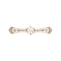 ANTIQUE, PEARL AND DIAMOND BROOCH