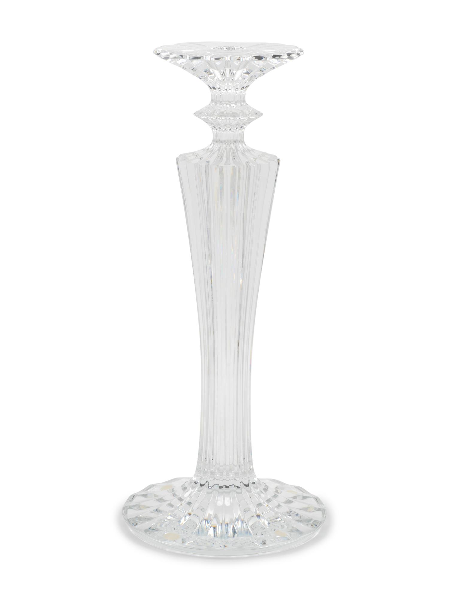 A Baccarat Crystal Mille Nuits Single Candlestick — 20TH CENTURY
