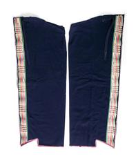Osage Wool Leggings, with Fine Ribbonwork