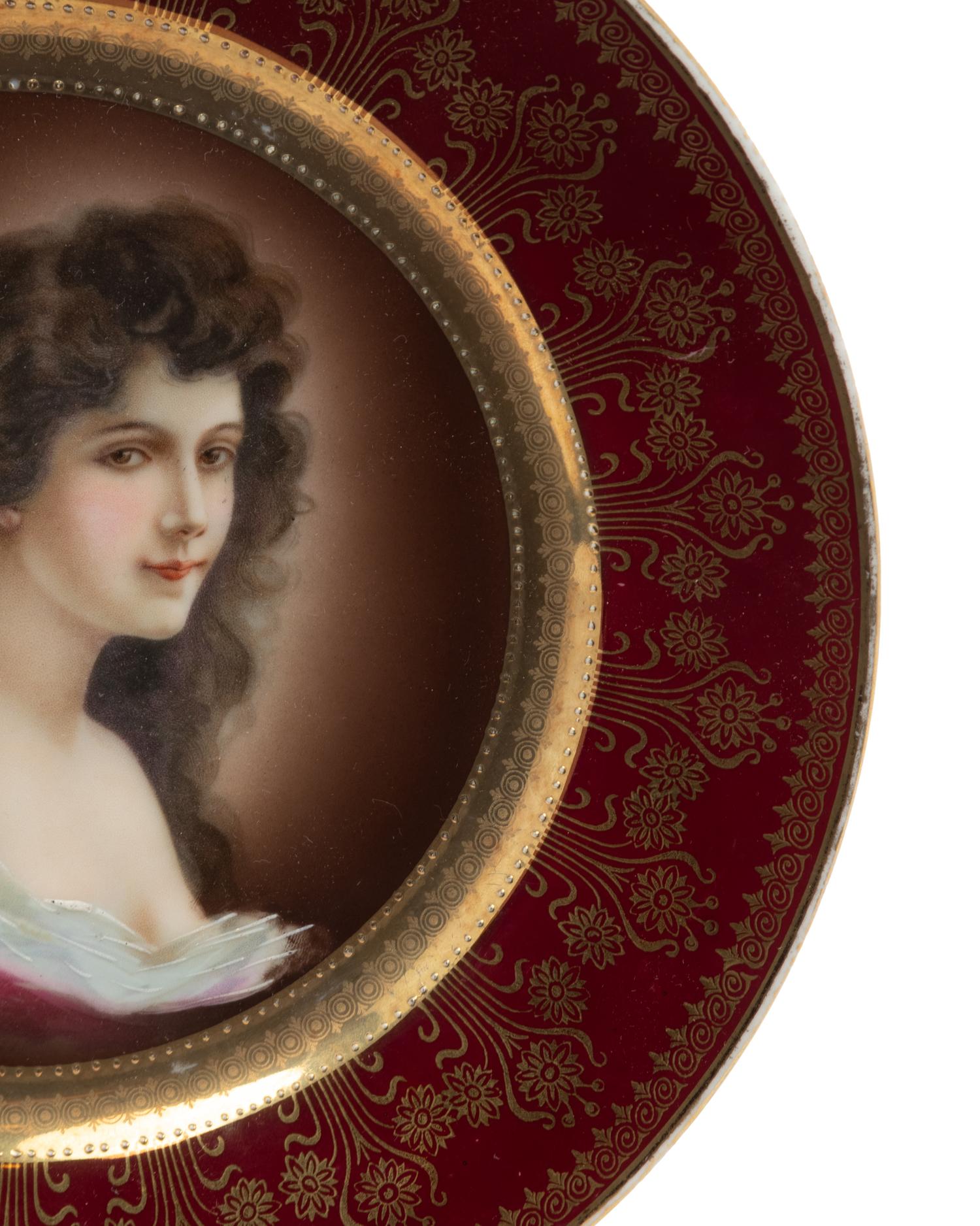 A Group of Four Vienna Porcelain Plates