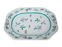 A 62-Piece Mottahedeh Famille Verte Porcelain Part Dinner Service — 20TH/21ST CENTURY