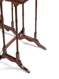An English Marquetry Four-Stack Table