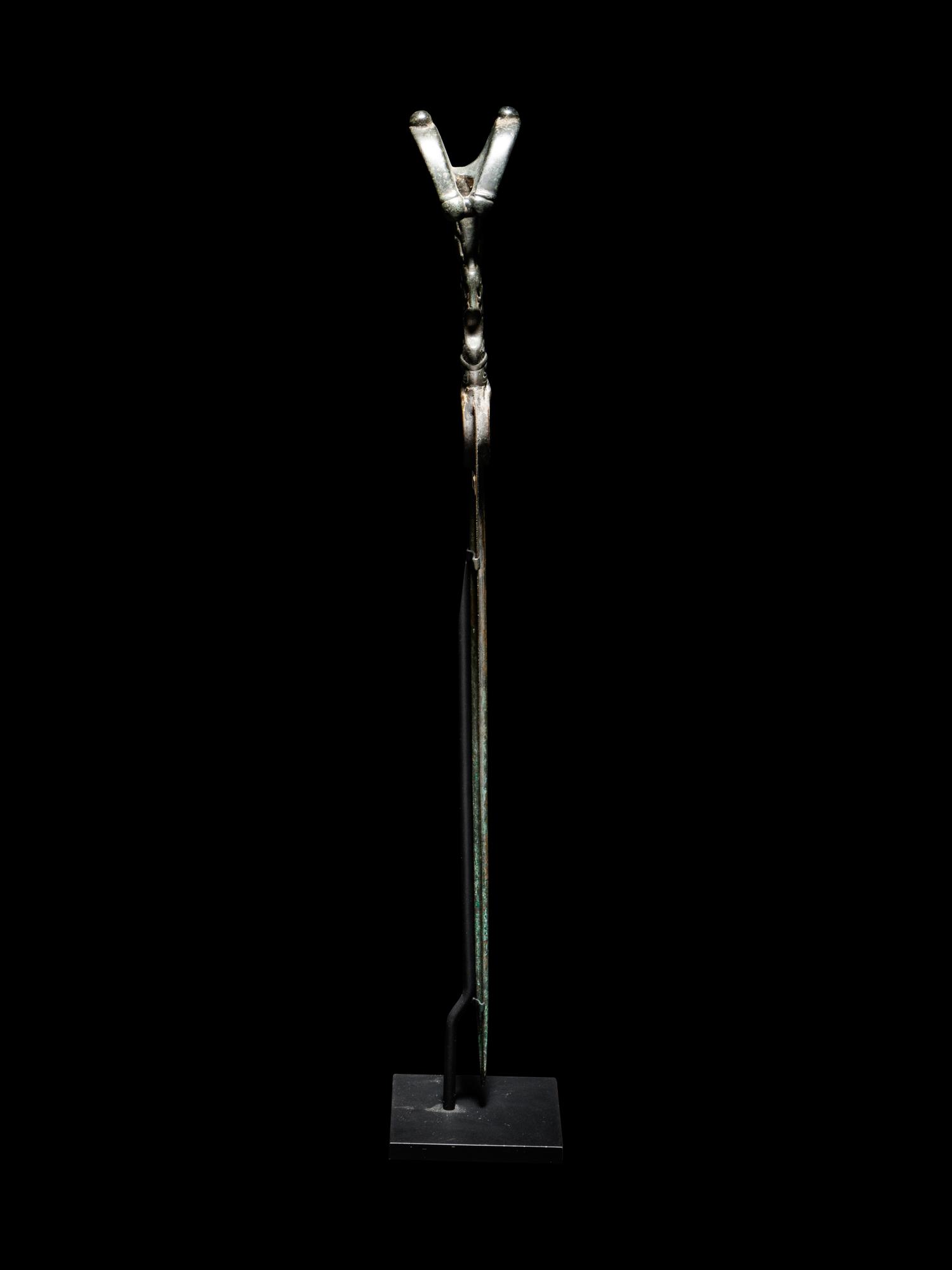 A Luristan Bronze Dagger with an Elaborate Hilt