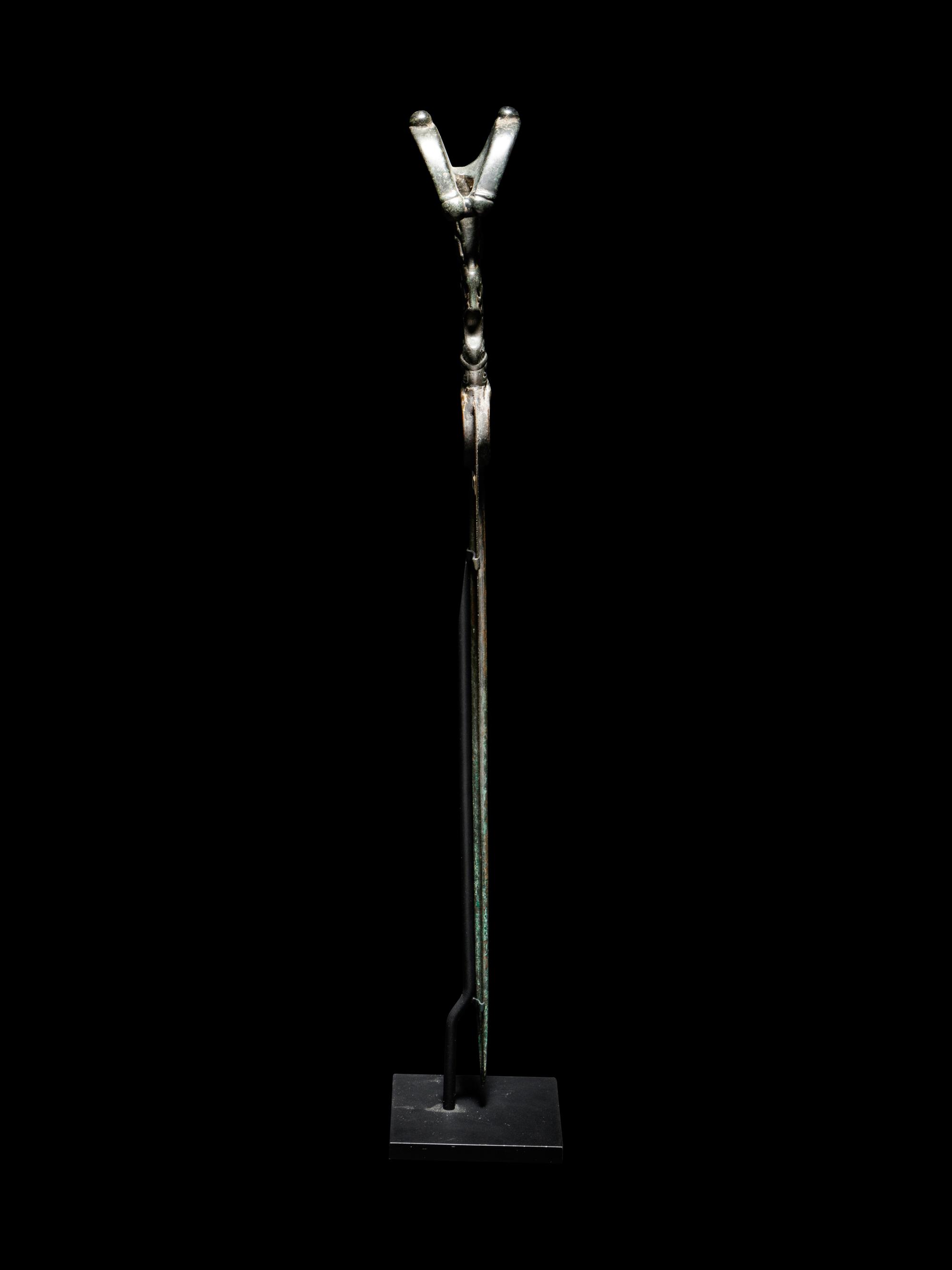 A Luristan Bronze Dagger with an Elaborate Hilt