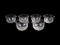 Eleven Cut Crystal Wine Rinsers — 19TH CENTURY