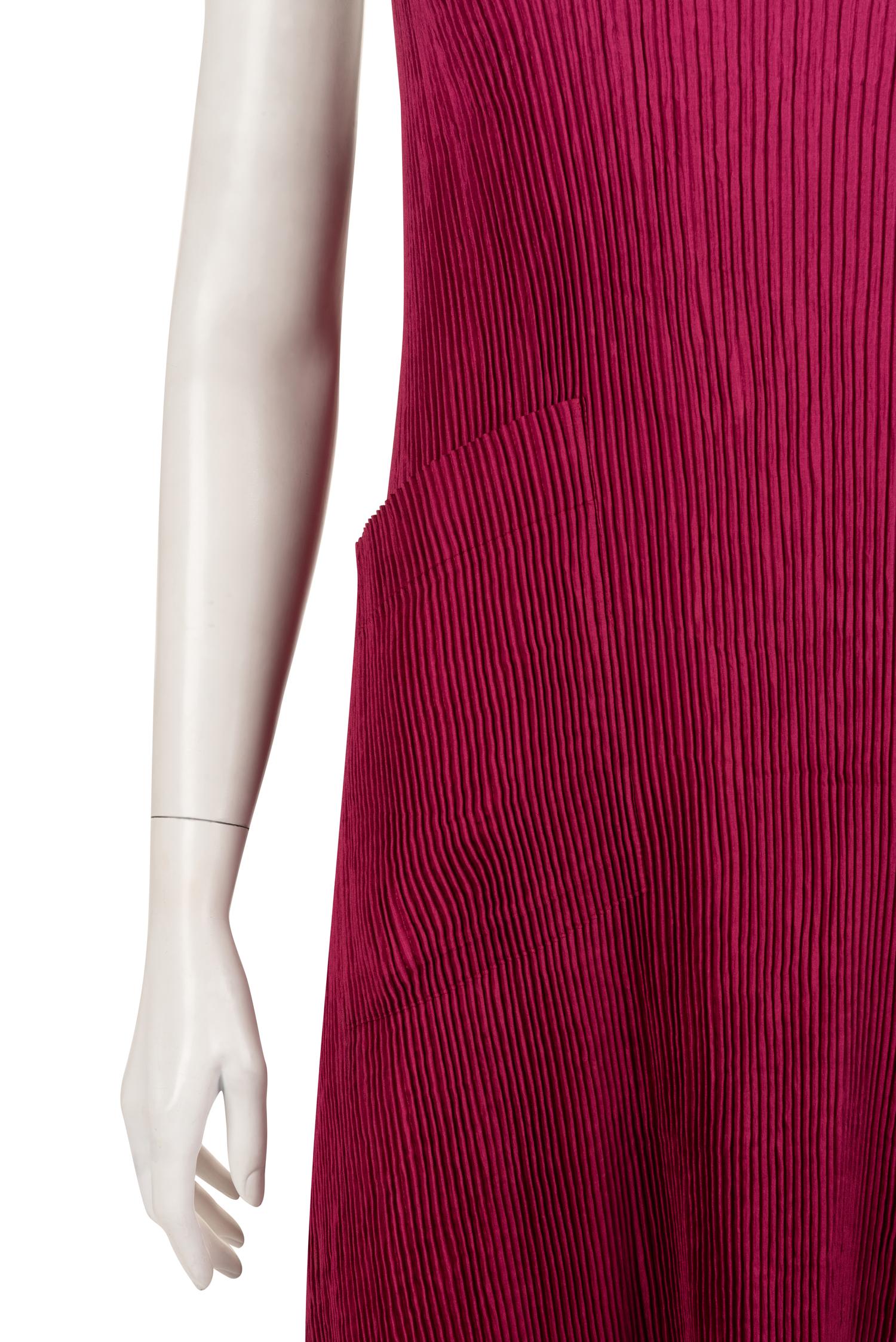 Two Issey Miyake Pleated Items: One 'Apron' Dress and One Skirt, Fall/Winter 1995-96