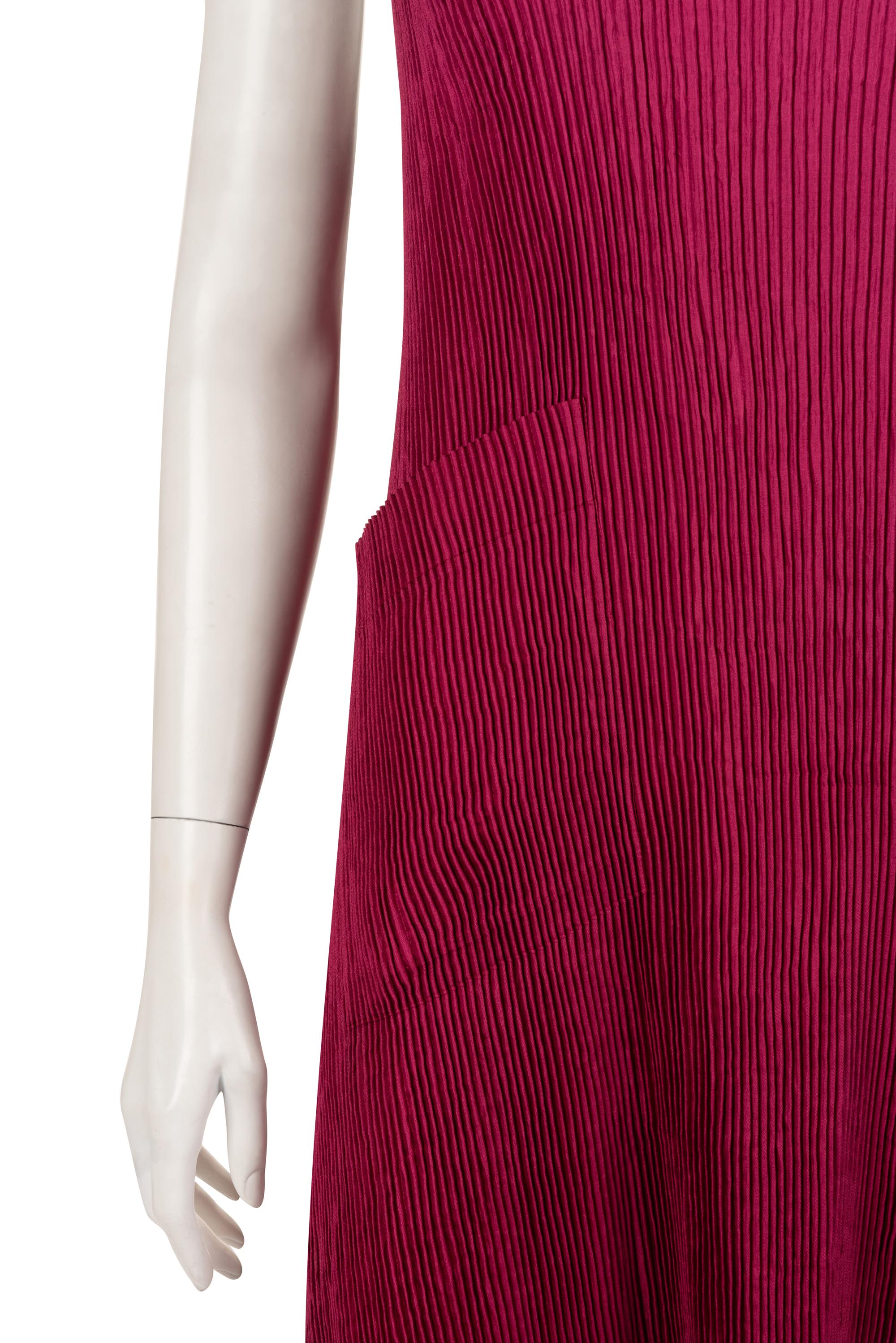Two Issey Miyake Pleated Items: One 'Apron' Dress and One Skirt, Fall/Winter 1995-96