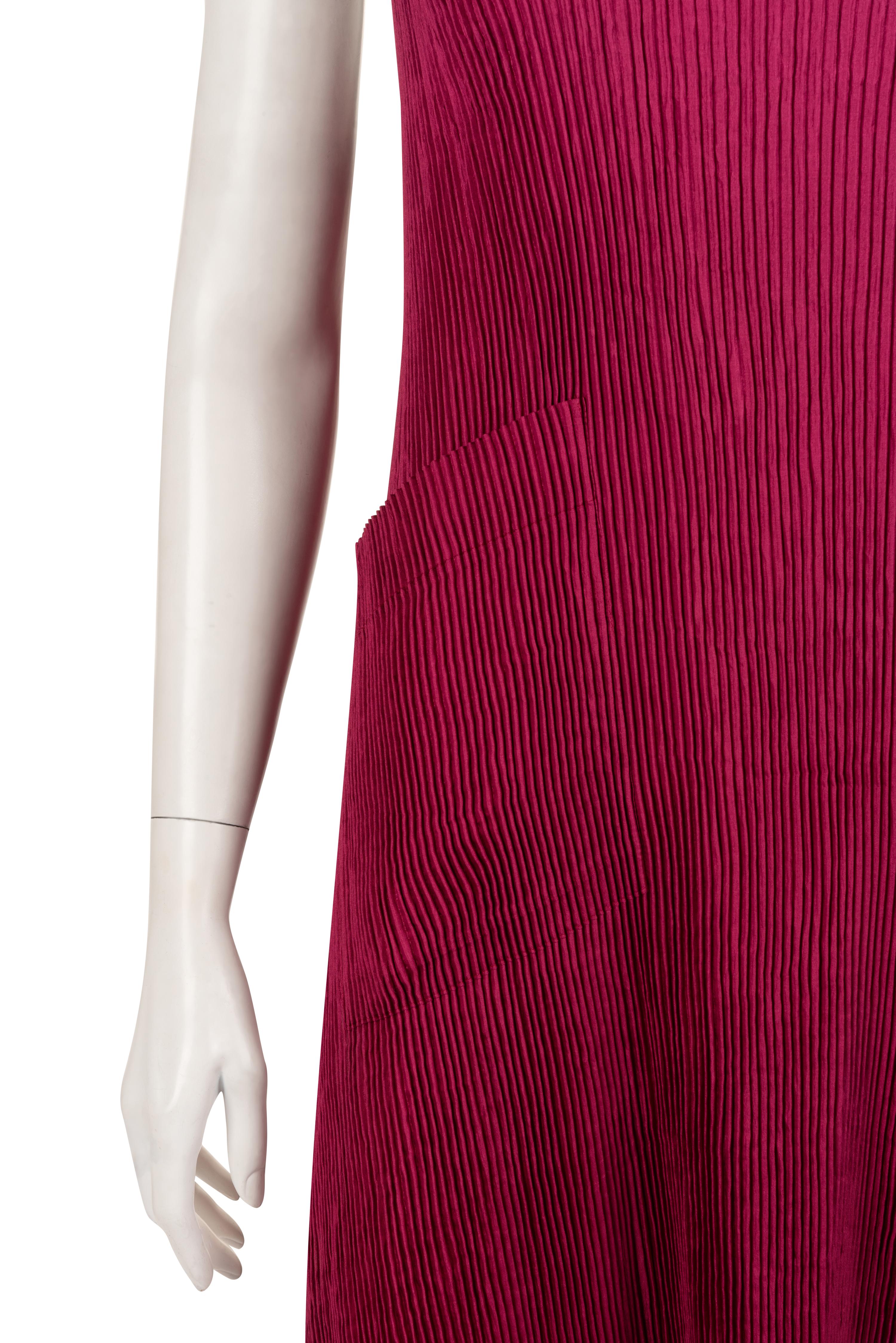 Two Issey Miyake Pleated Items: One 'Apron' Dress and One Skirt, Fall/Winter 1995-96