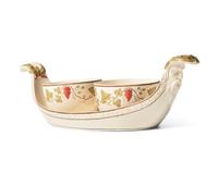 A Wedgwood Enameled Creamware Condiment Stand