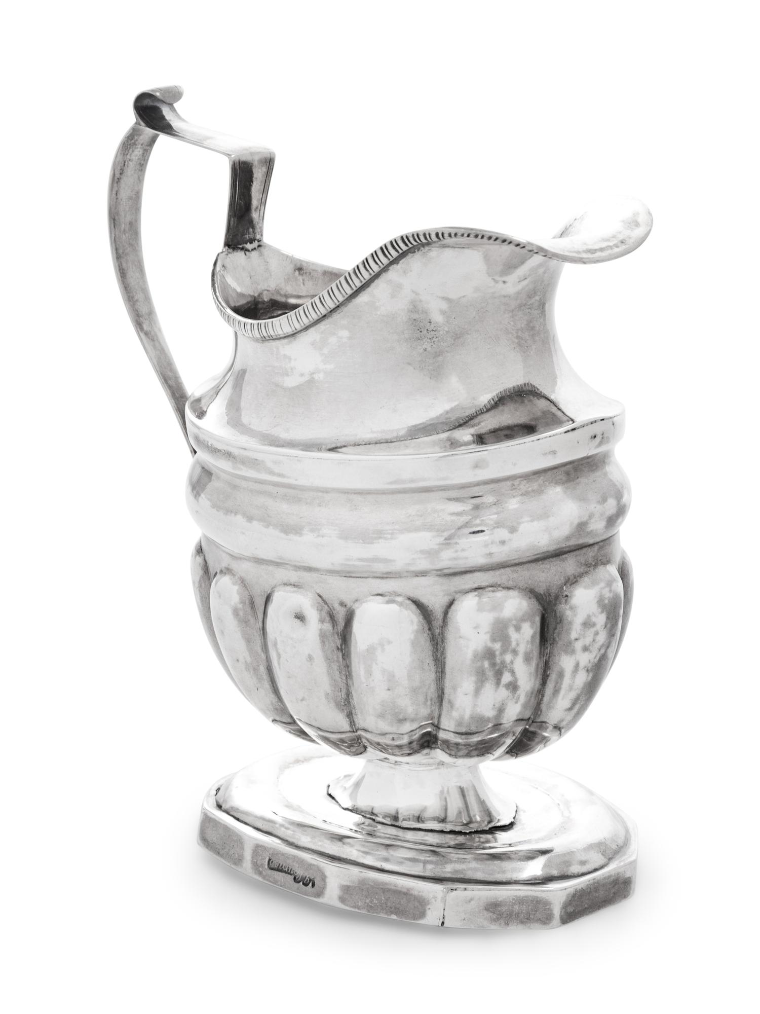 An American Silver Creamer