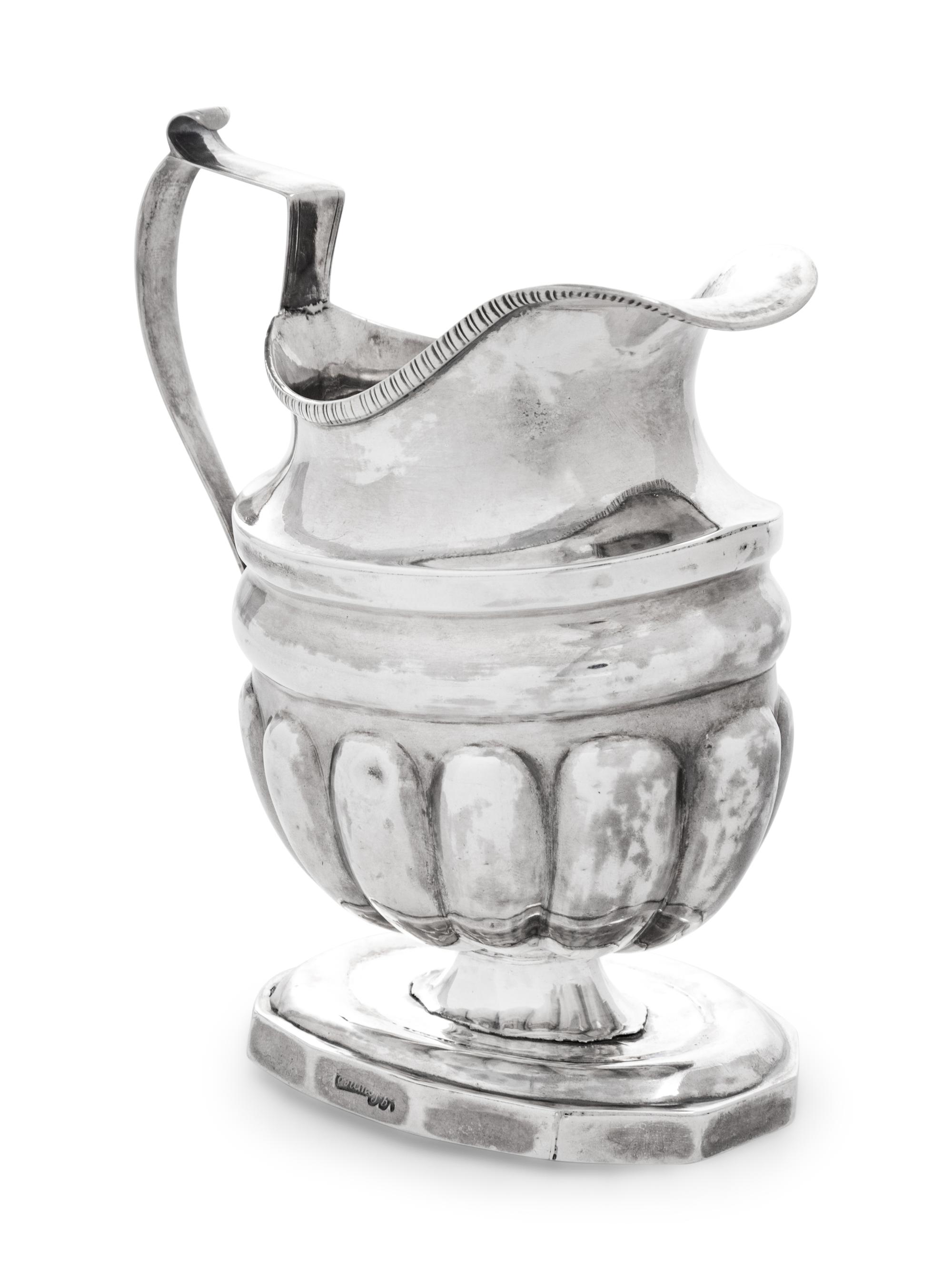 An American Silver Creamer