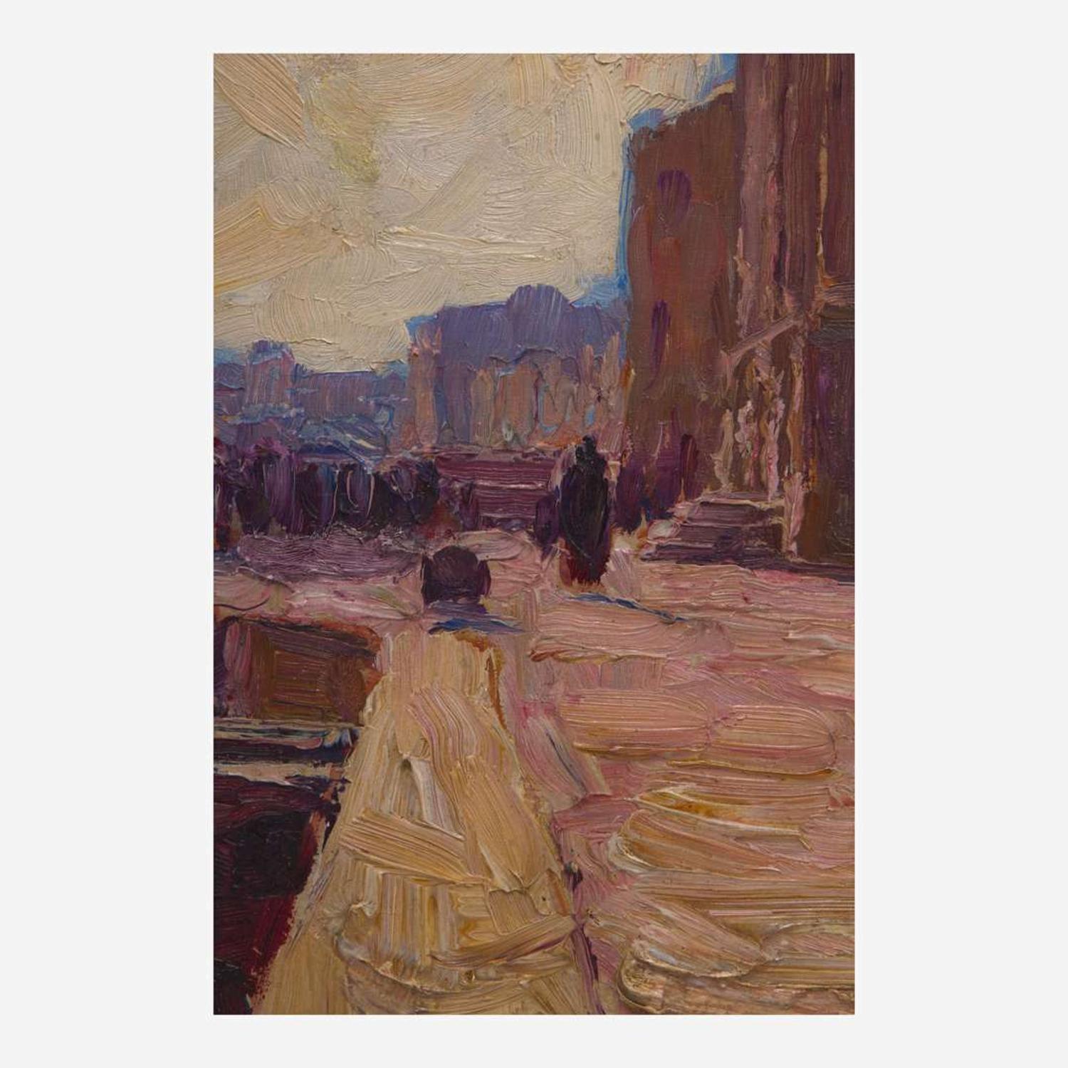 Carl Moll (Austrian, 1861–1945) Venedig, Zattere (Venice)