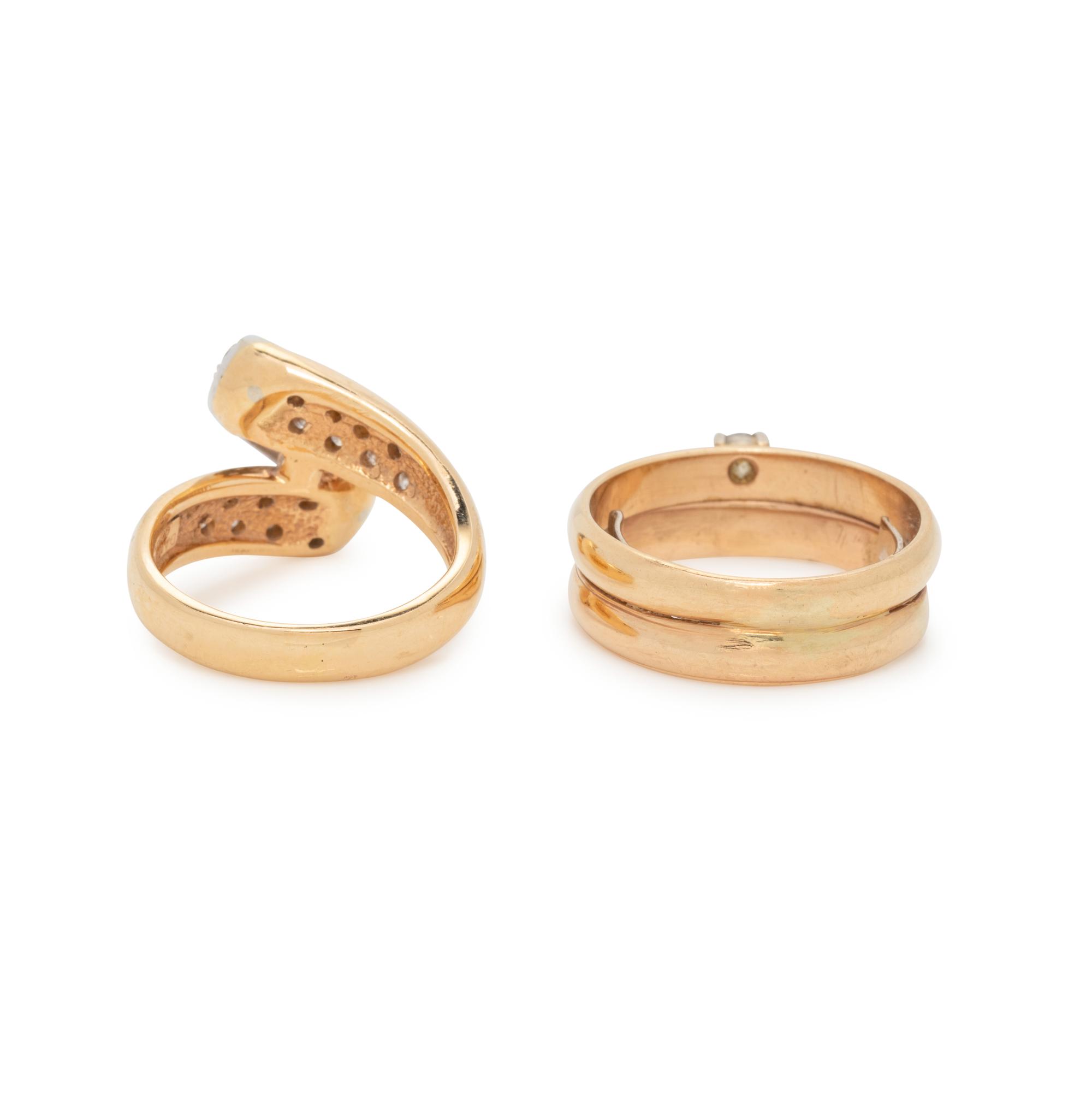 COLLECTION OF DIAMOND RINGS