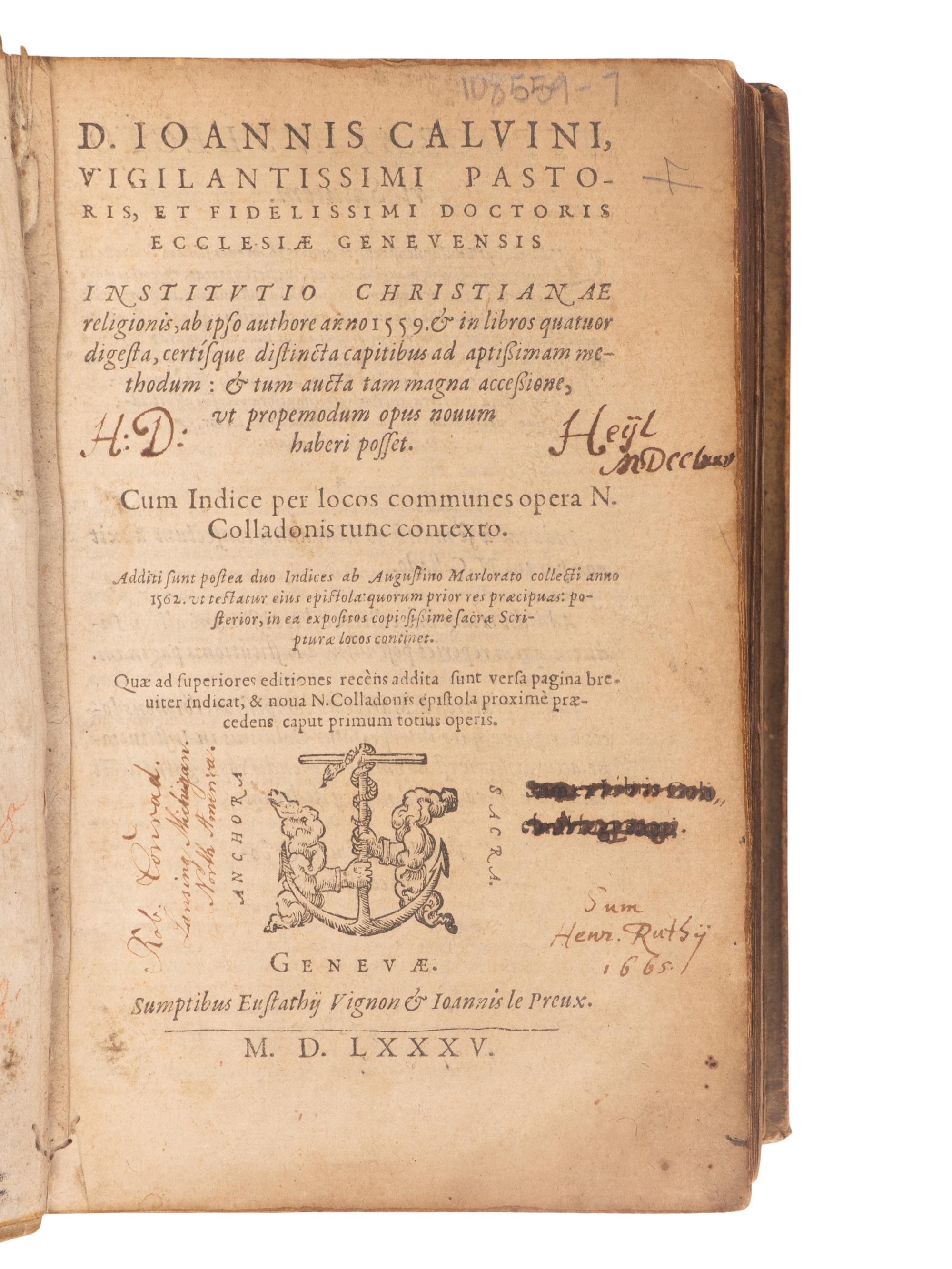 [Religion] Calvin, John. The Institution of Christian Religion
