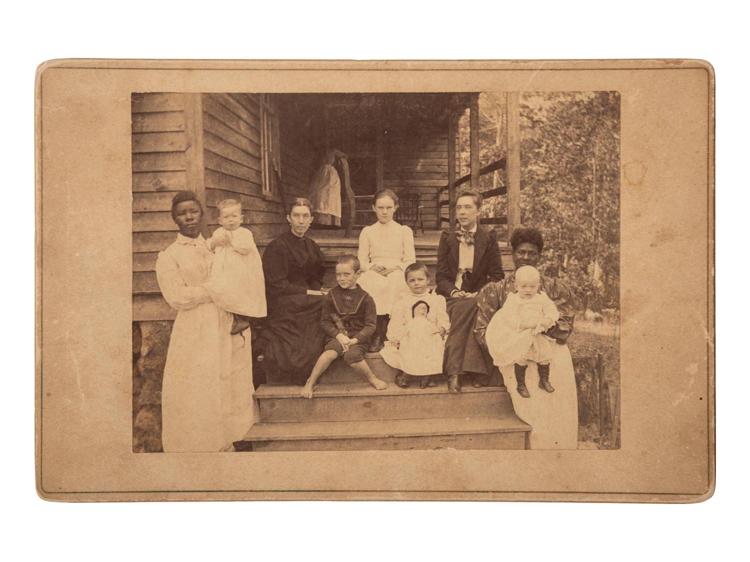 [SLAVERY] -- [RECONSTRUCTION]. Small archive of photographs and documents associated with Fannie "Cook" Sims (ca 1850-1943), a freed woman who worked as a domestic laborer in Chester County, South Carolina.