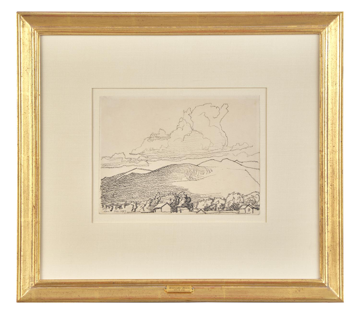 Houses Near Rolling Hills , 1937
