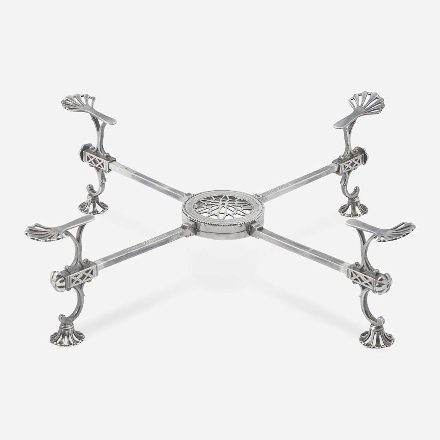 A rare silver dish cross David Hall (1767-1814), Lancaster, PA, circa 1790