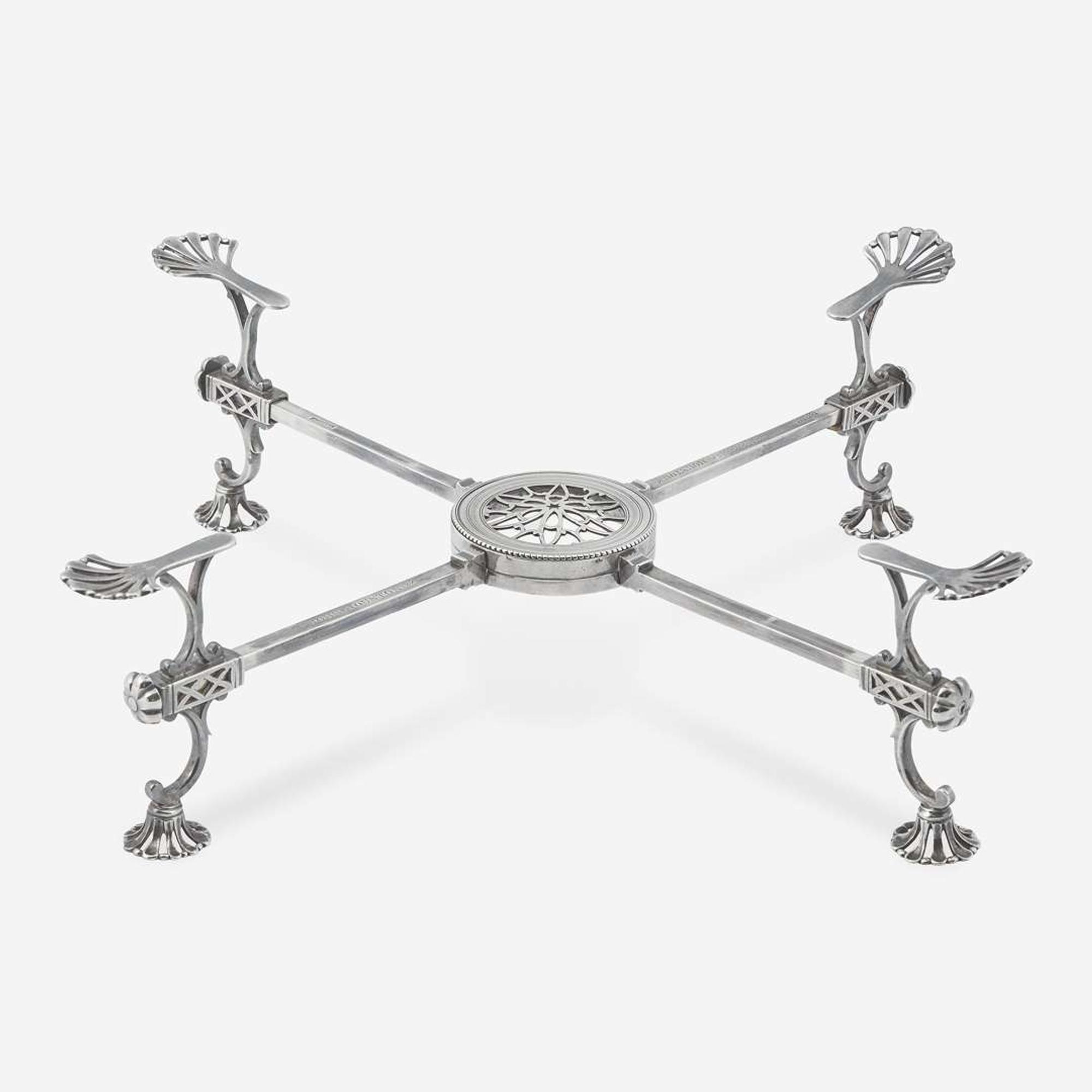 A rare silver dish cross David Hall (1767-1814), Lancaster, PA, circa 1790