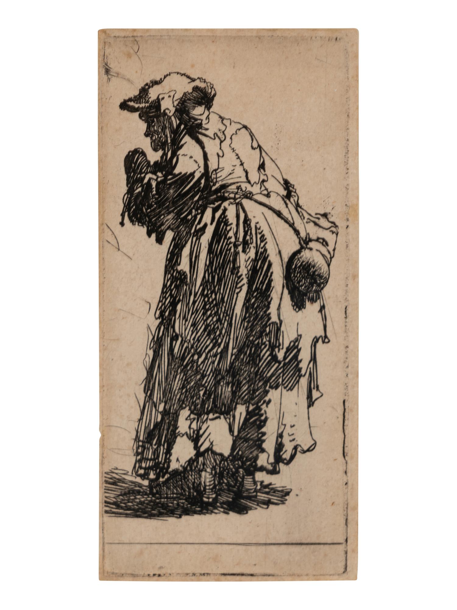 Old Beggar Woman with Gourd, ca. 1629