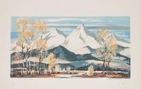 Five Works: Three Horses ; First Snow , edition 1/125; November, edition 115/120; Cerro Gordo , edition 100/120; Rio Grande in Winter, edition 23/146