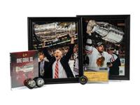 A Large Group of Chicago Blackhawks Signed Autograph Memorabilia Including a Bill Wirtz Check