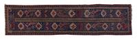A Soumak Flatweave Wool Runner, 11 feet 3 inches x 2 feet 8 inches.