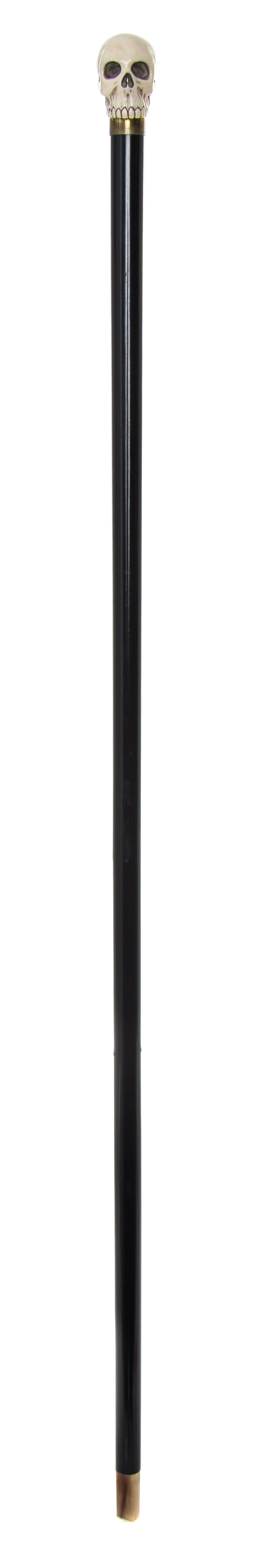 An American Ivory Handled Walking Stick, Diameter of handle 1 3/8 x length overall 34 3/4 inches.