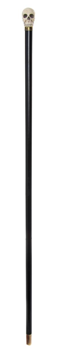 An American Ivory Handled Walking Stick, Diameter of handle 1 3/8 x length overall 34 3/4 inches.