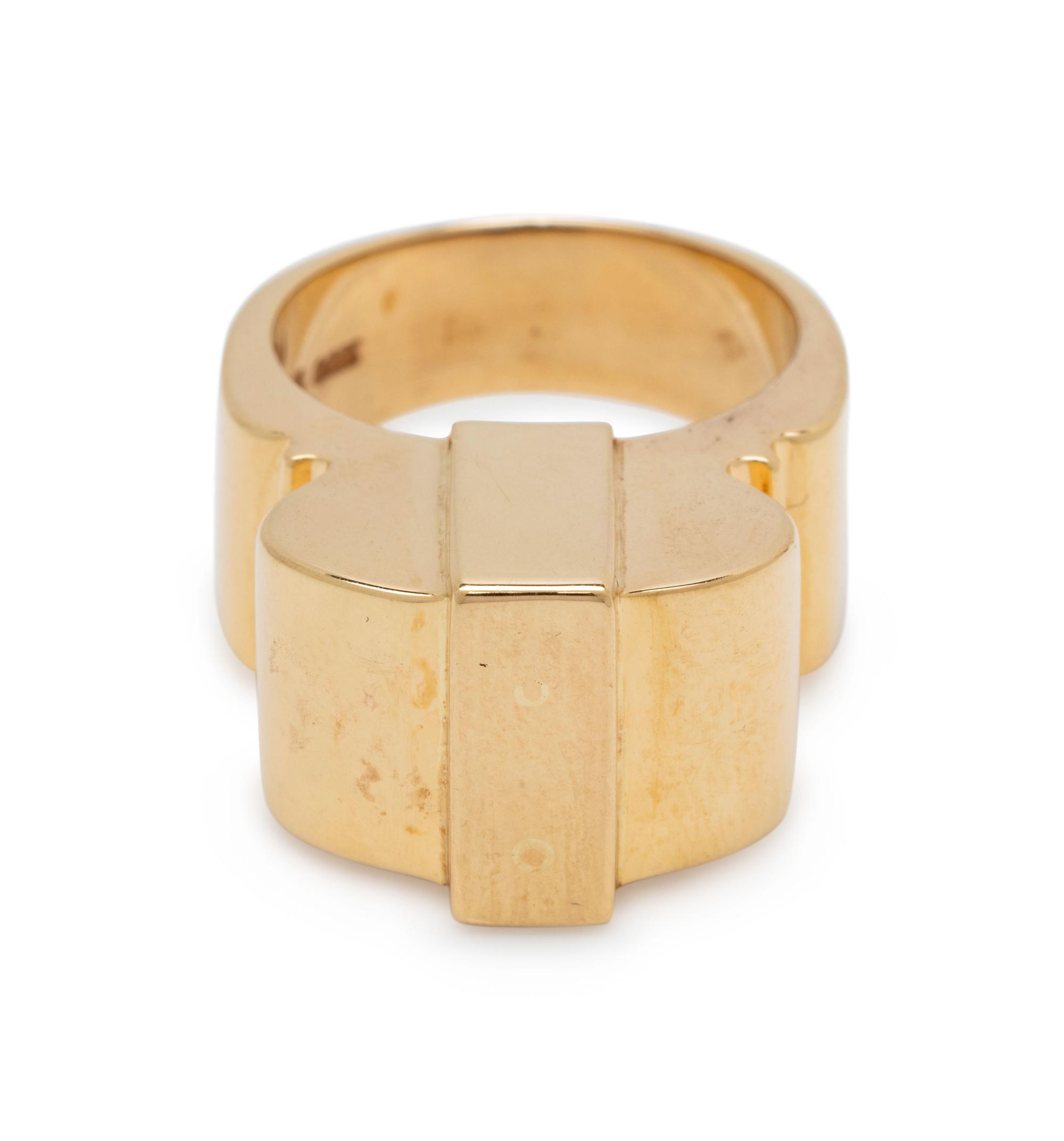 YELLOW GOLD RING