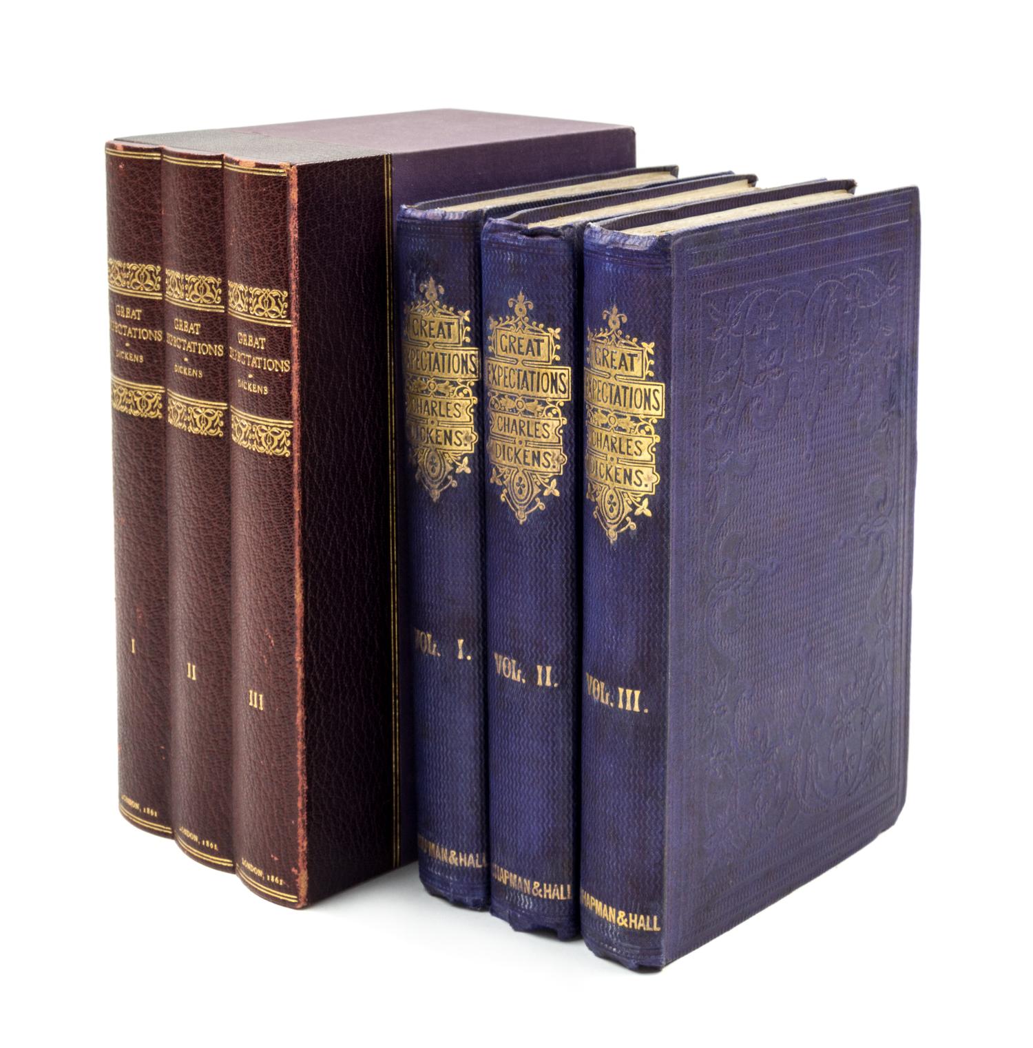 DICKENS, CHARLES. Great Expectations. London, 1861. First edition. 3 vols.