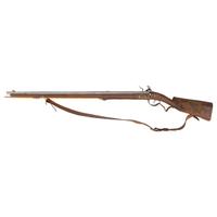 Carved Contemporary Flintlock Jaeger Rifle