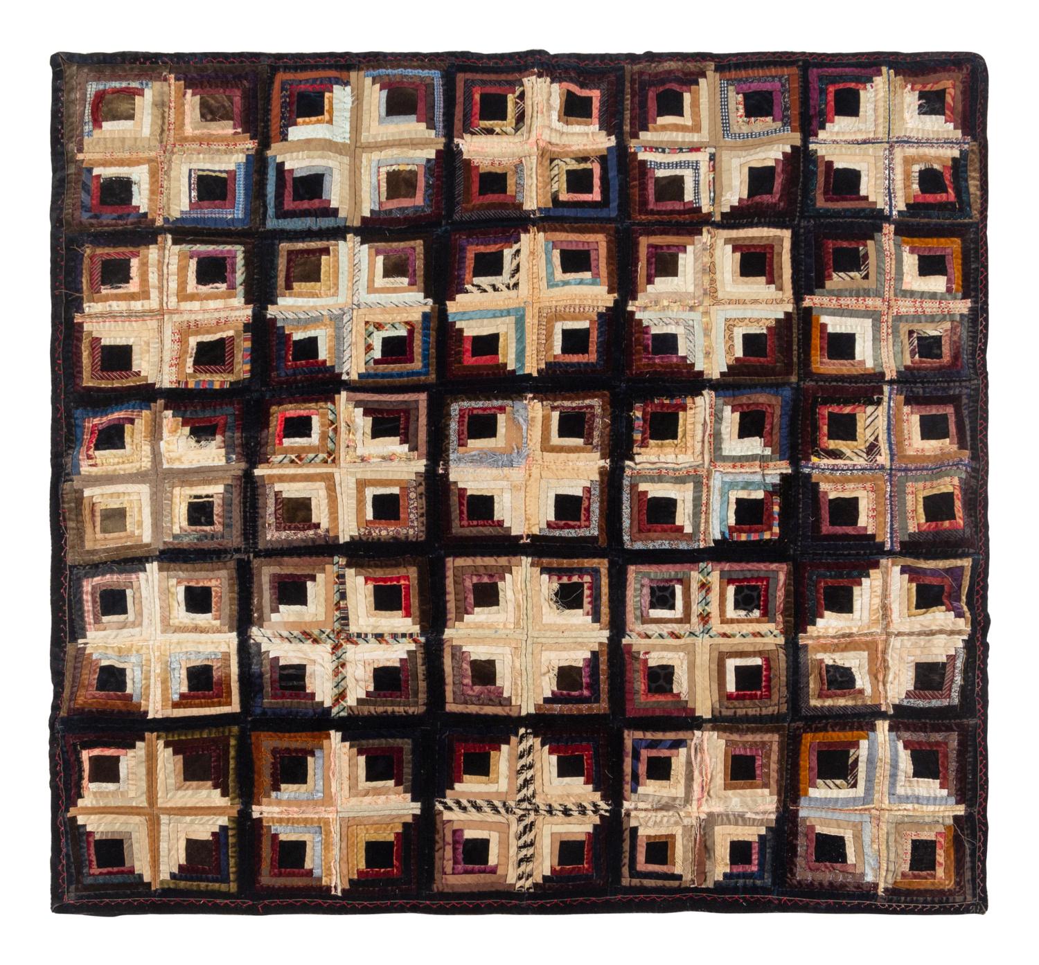 Three Patchwork Fabric Quilts