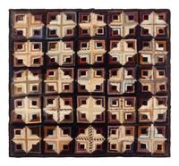 Three Patchwork Fabric Quilts