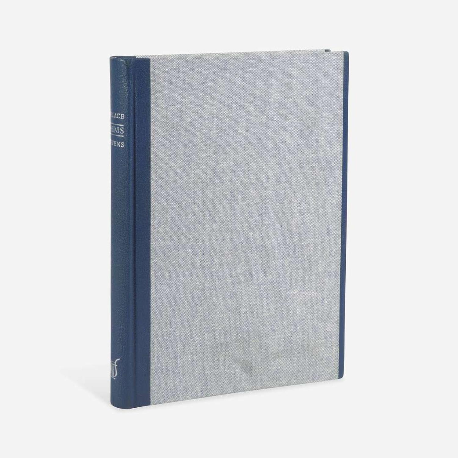 [Private Press] [Arion Press, The] Stevens, Wallace, and Jasper Johns Poems
