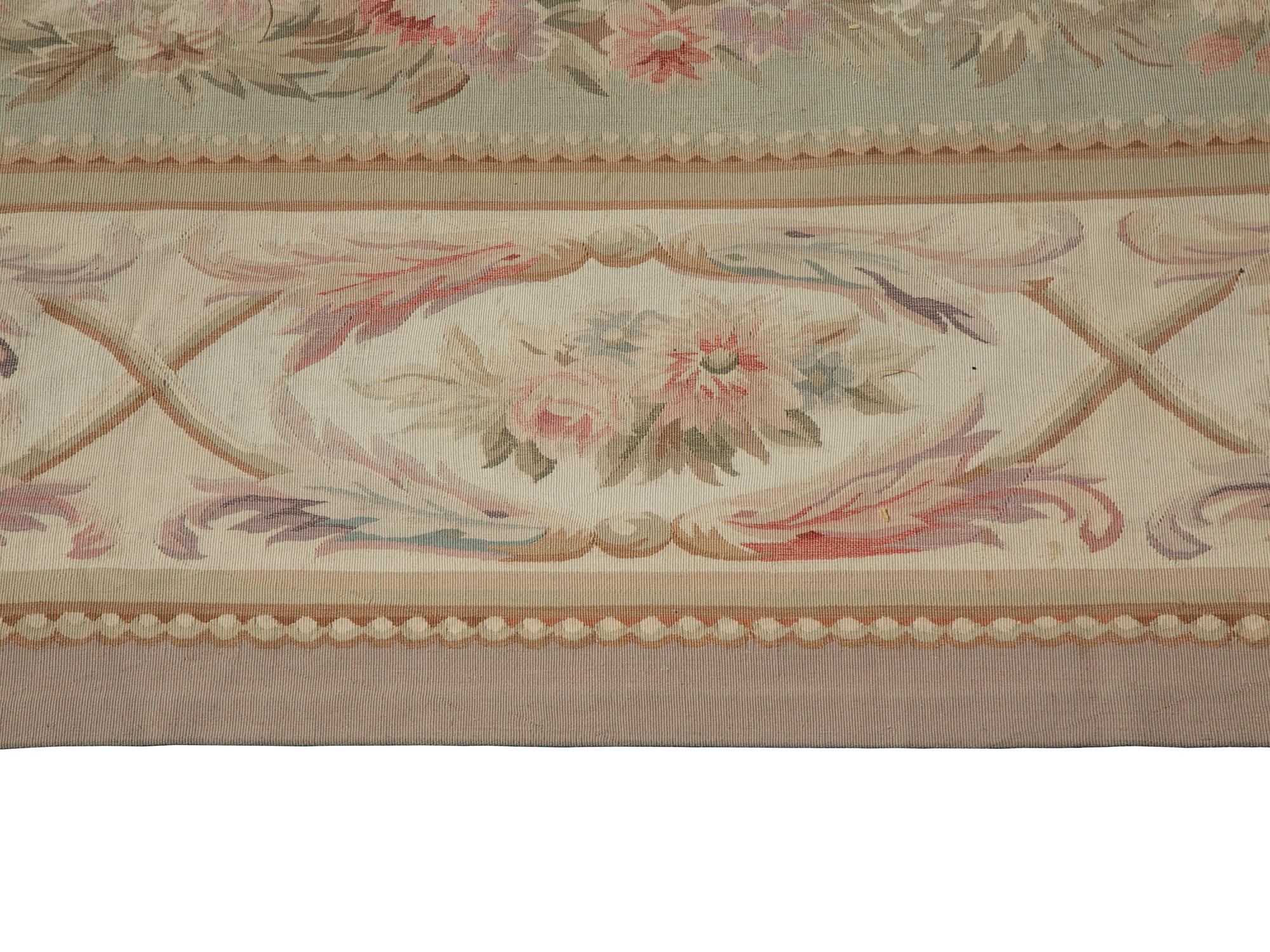 An Aubusson Style Wool Carpet