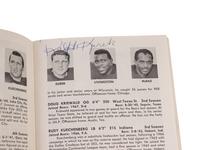 A 1968 Chicago Bears Signed Autograph Media Guide Including George Halas and Gale Sayers (PSA Authentic),