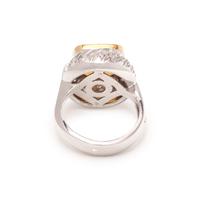 CITRINE AND DIAMOND RING
