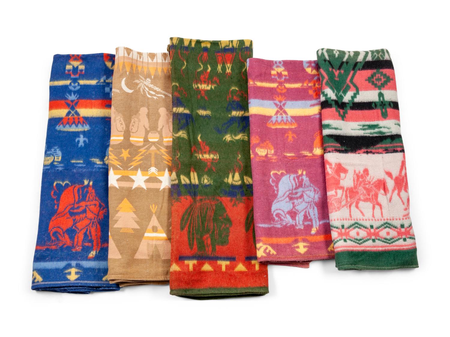 Collection of Pendleton-Style Blankets