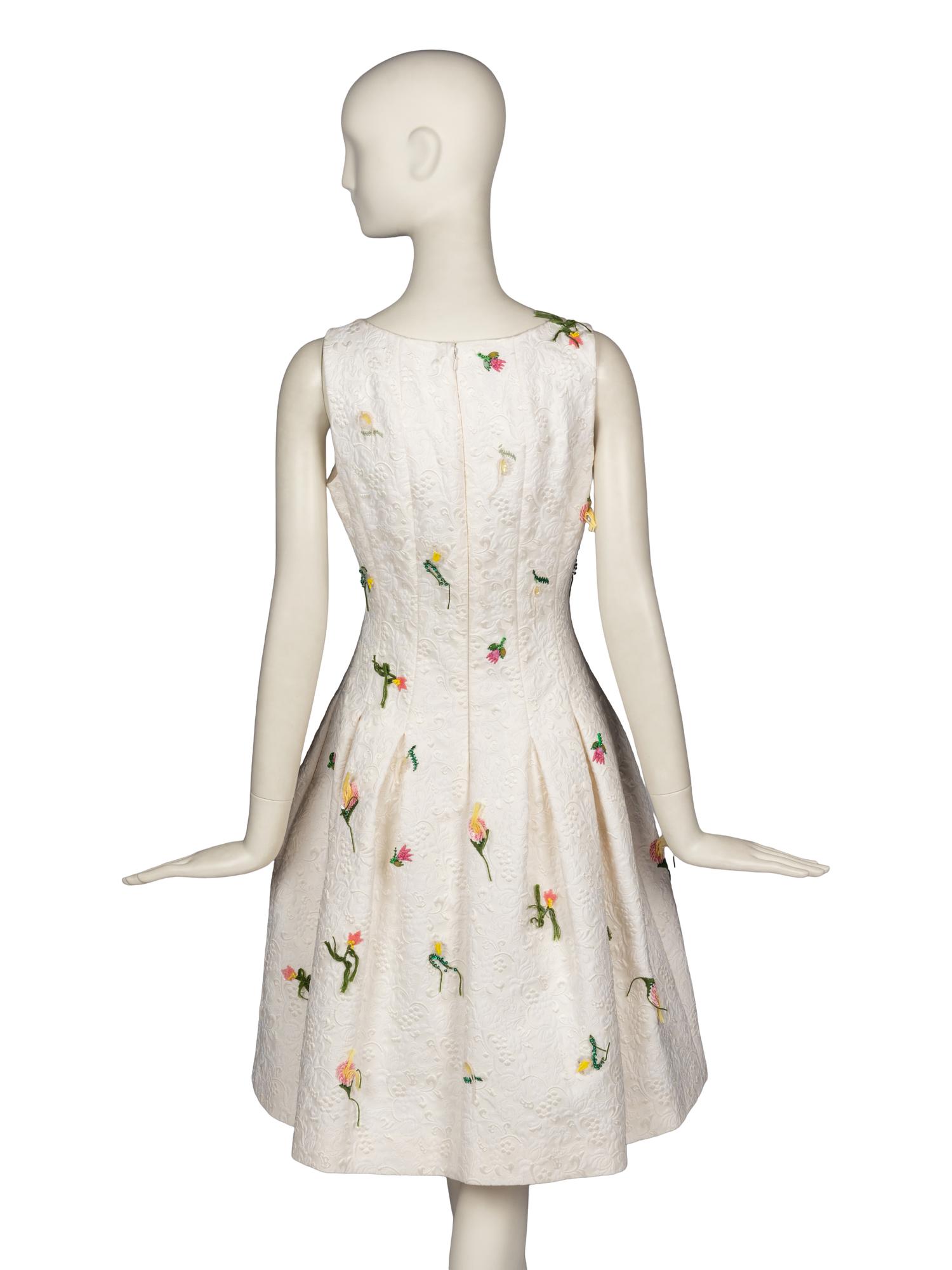 Oscar de la Renta Floral Dress