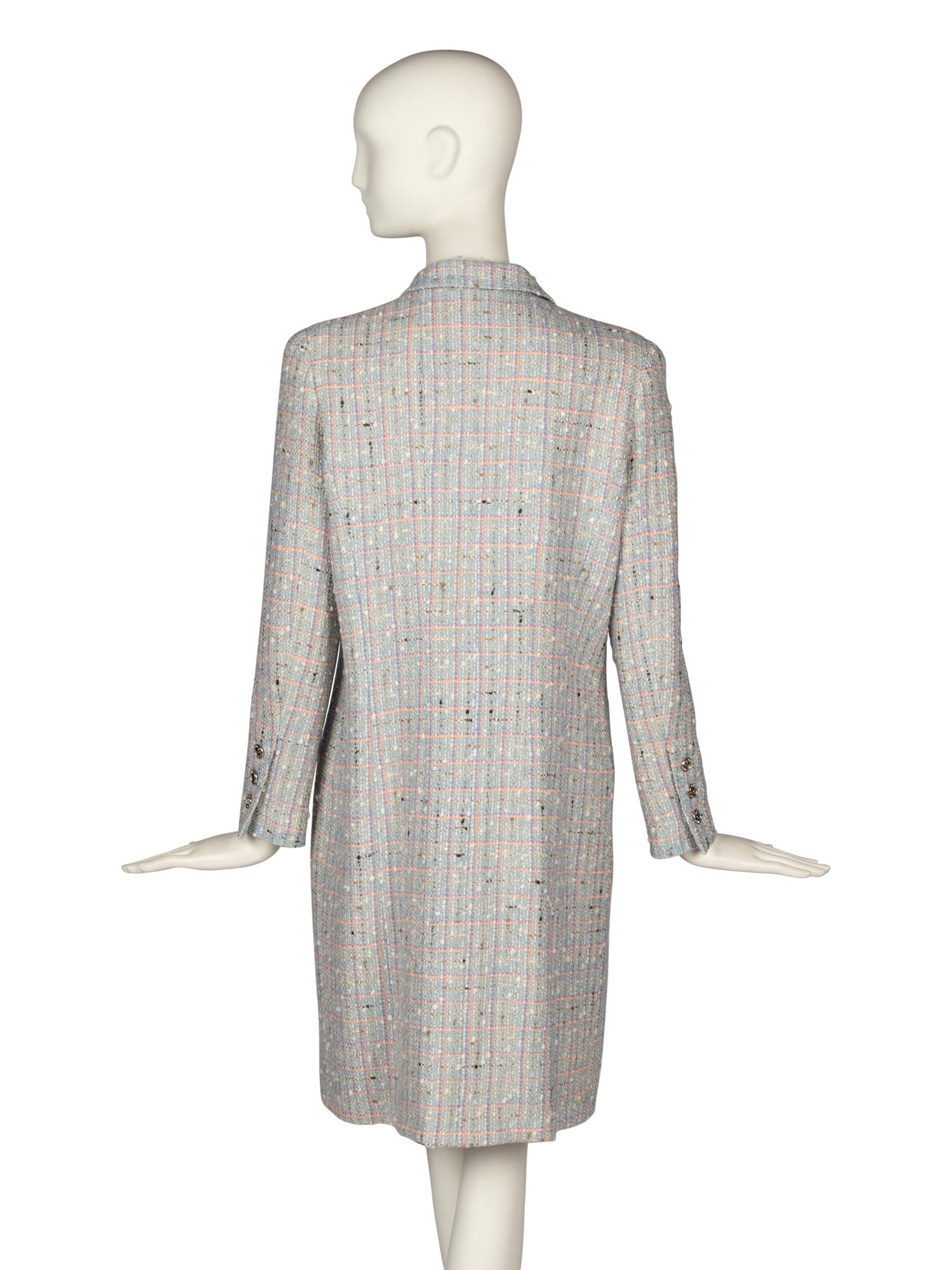 Chanel Pastel Tweed Coat