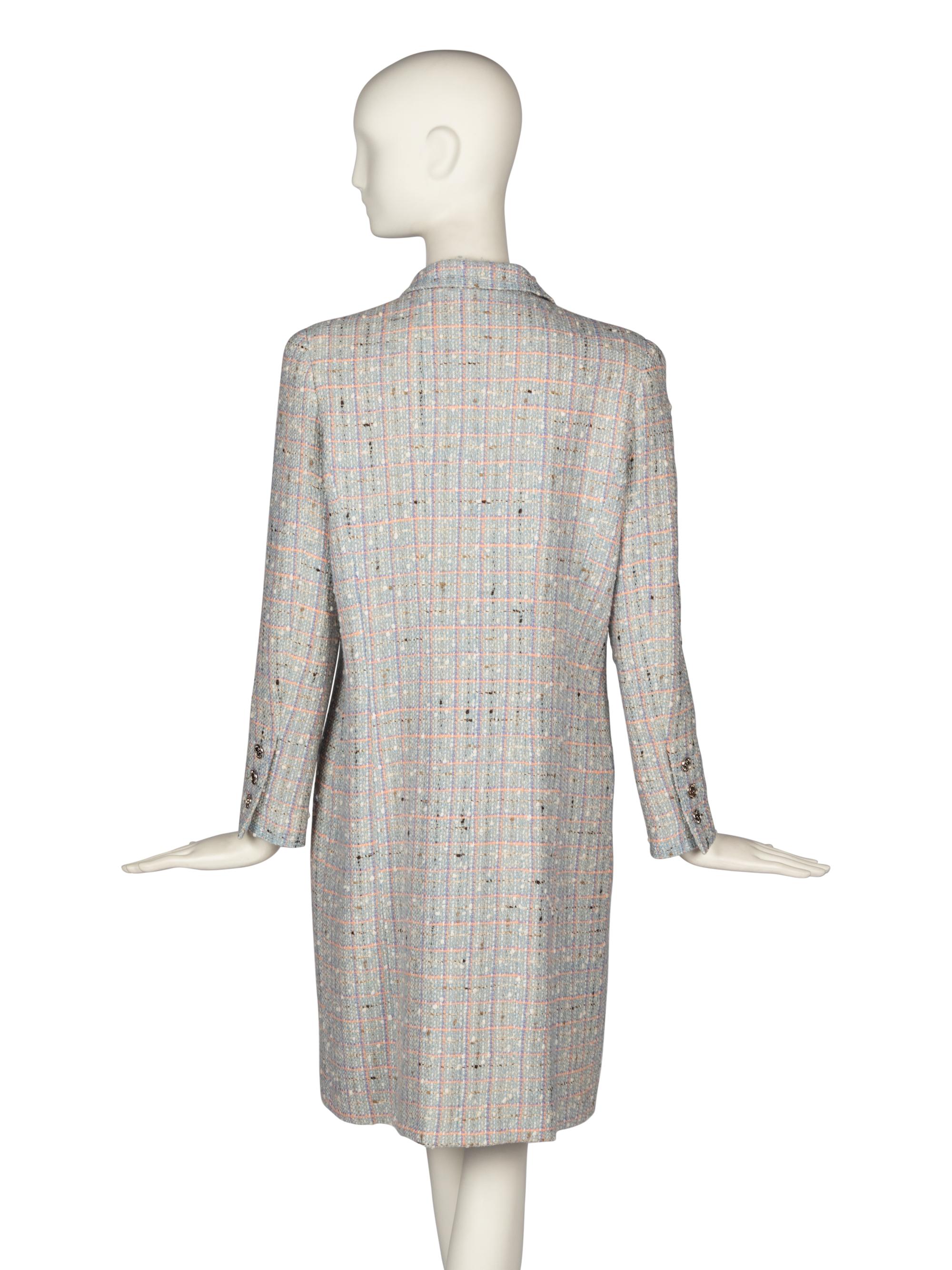 Chanel Pastel Tweed Coat