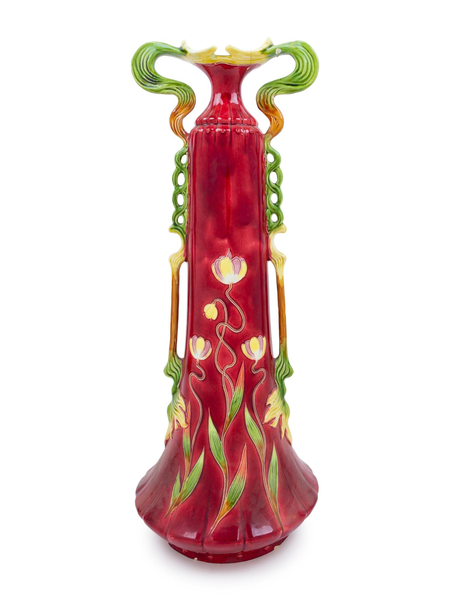 A Josef Strnact Art Nouveau Vase